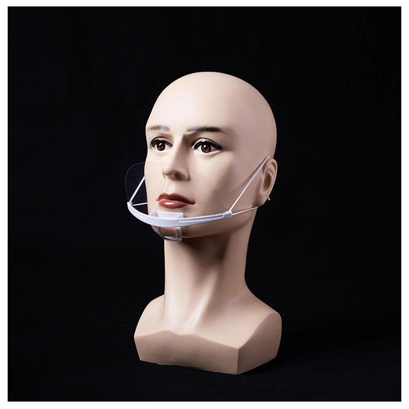 transparent clear protection plastic visors isolationmask anti-fog anti-spray face mouthmask