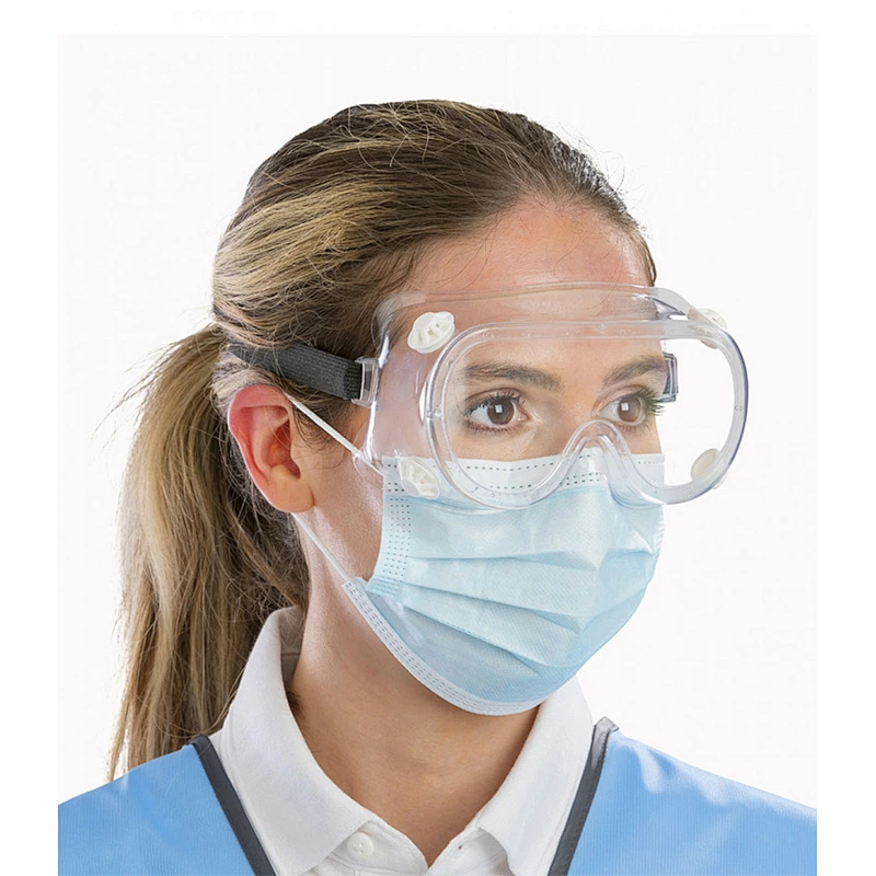eye protectors goggles over glasses