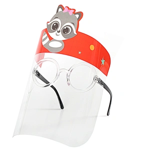 Kids Simple anti-fog faceshields anti-foam-oil-smoke transparent protection screen Children face shield