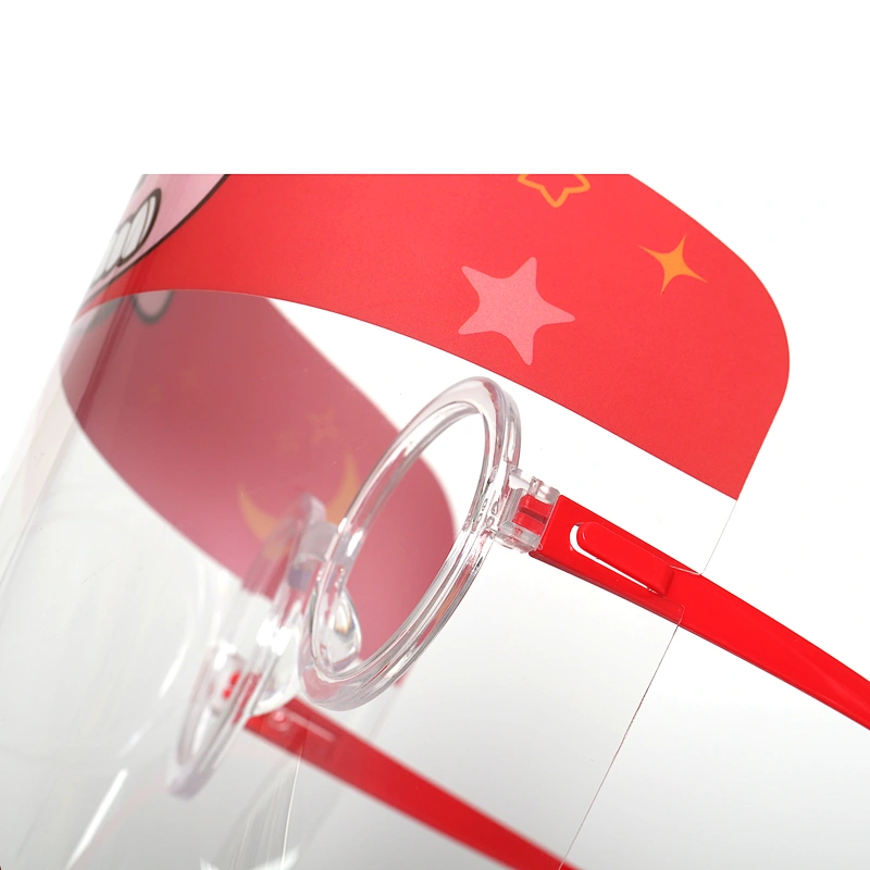 Children Simple multi-functional anti-fog faceshields anti-foam-oil-smoke transparent protection screen Kids face shield