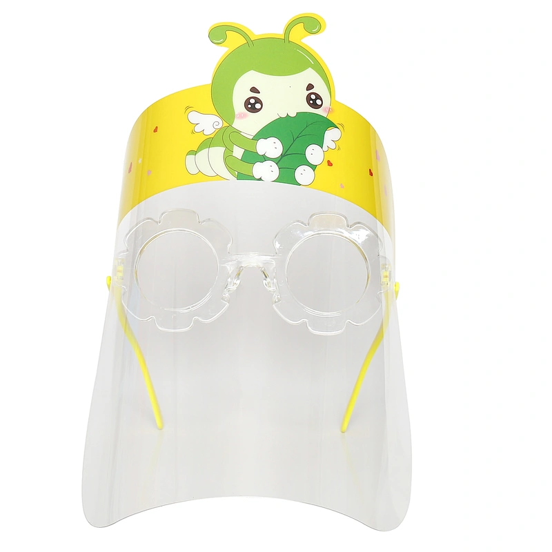 Kids Simple anti-fog faceshields anti-foam-oil-smoke transparent protection screen Children Kids face shield