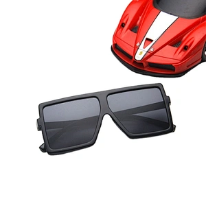Newest square big frame trendy personality oversize kids boy sunglasses girls 2021 manufacture for custom UV sun glasses