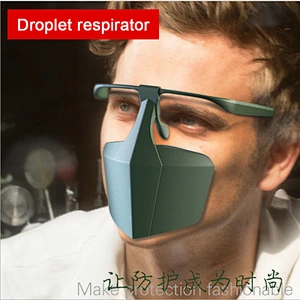 Glasses frame protective face shield isolation shieldmask fashion faceshield glass visor fashionable face sheild