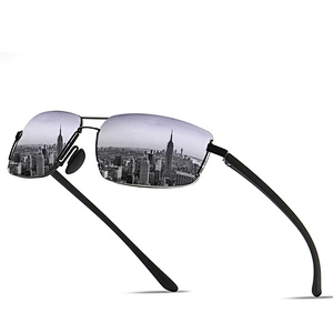 2021 newest fashion square rimless metal sunglasses women men eyewear shade vintage sun glasses wholesale custom goggles