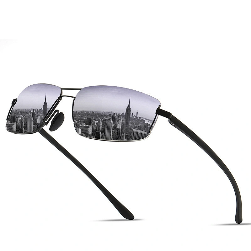 2021 newest fashion square rimless metal sunglasses women men eyewear shade vintage sun glasses wholesale custom goggles