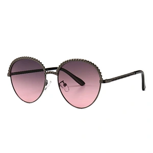 Exclusively for round rope belt chain sunglasses sun glasses modern retro star trend street shades sunglasses womens