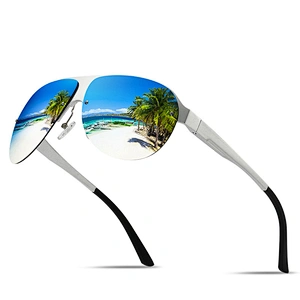 2021 newest fashion aluminum magnesium driving sunglasses polarized women men eyewear shade sun glasses wholesale custom goggles