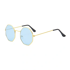 2021 newest fashion trendy metal frame polygon sunglasses women men eyewear shade vintage sun glasses wholesale custom goggles
