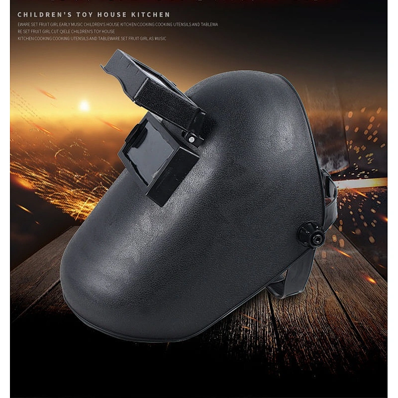 Full face shield head mounted welding mask desktop protective face shield helmet welding anti impact strong welder's anti baking