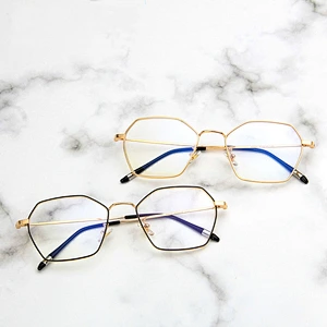 Metal polygon myopia retro celebrity glasses optical frame river wholesale women eyewear men eyeglasses design eye glasses
