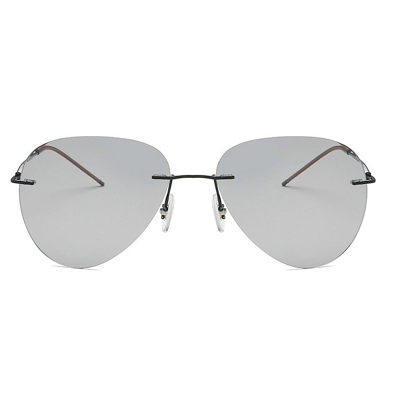2021 newest fashion titanium photochromic sunglasses polarized women men eyewear shade sun glasses wholesale custom goggles