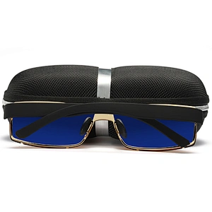 2021 newest fashion square rimless driving sunglasses polarized women men eyewear shade sun glasses wholesale custom goggles