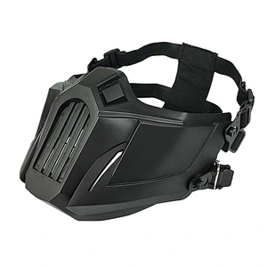 Face shield popular war wolf half face protective face_shield military fans field visor faceshield real outdoor CS