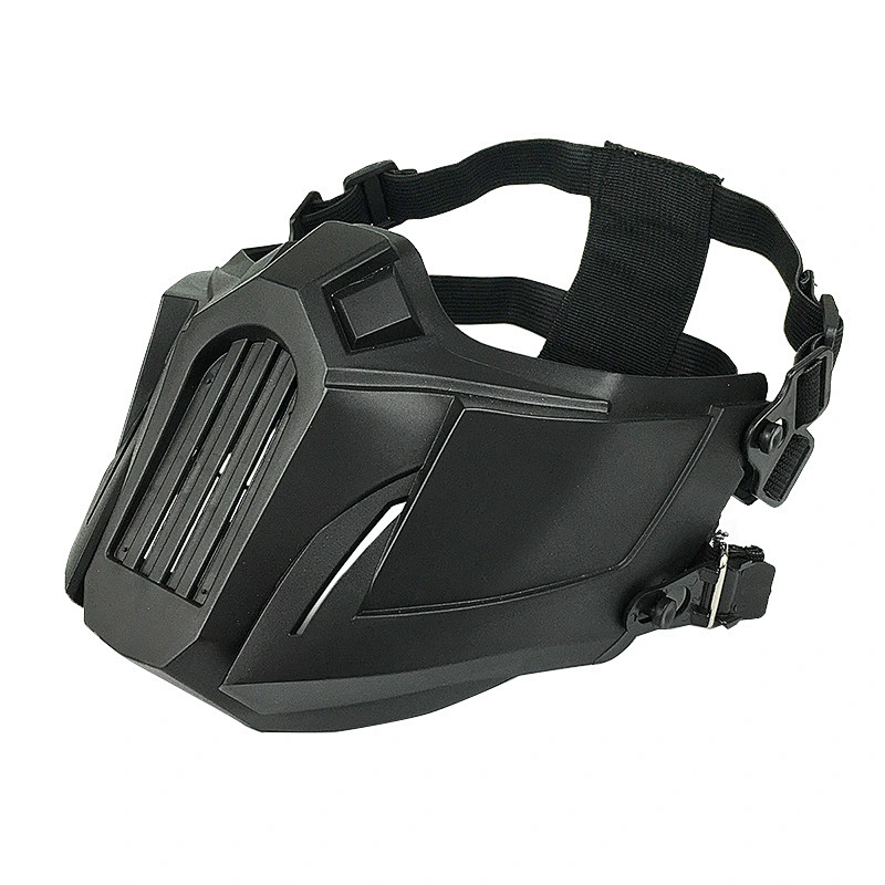 Face shield popular war wolf half face protective face_shield military fans field visor faceshield real outdoor CS