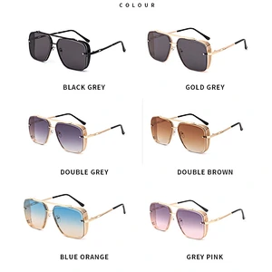 2021 newest fashion metal hollow steam punk sunglasses women men eyewear shade sun glasses wholesale custom goggles