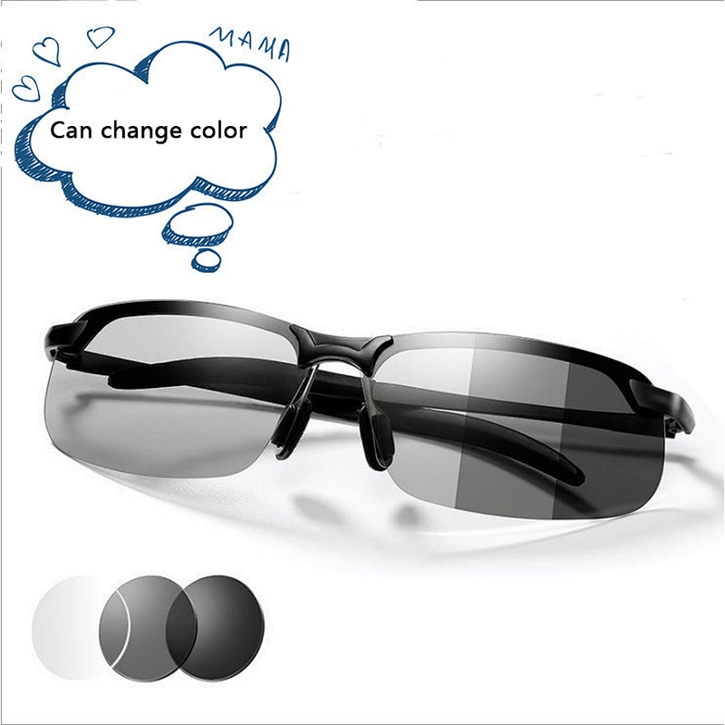 2021 newest fashion driving discoloration sunglasses polarized women men eyewear shade sun glasses wholesale custom goggles