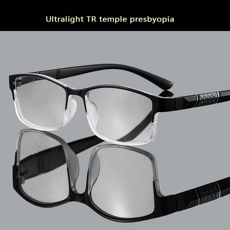 Hot selling half border trendy thin business designer optics reading glasses men women wholesale reader glasses frame