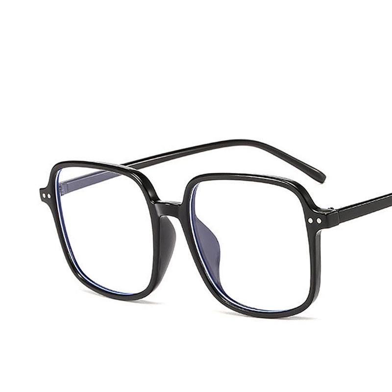 2021 newest fashion stud oversize metal square myopia sunglasses women men eyewear shade sun glasses wholesale custom goggles