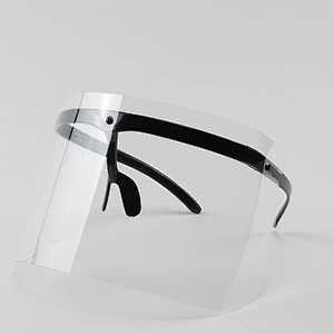 Spot manufacturer transparent double-sided anti-fog eye protection anti-droplet isolation mask protective face shield