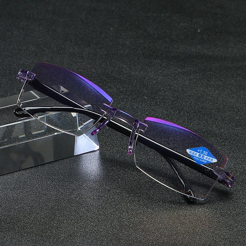 Hot selling anti blue light trendy designer optics chamfering reading glasses men women wholesale reader glasses frame
