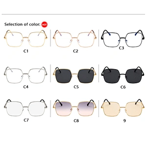 Square metal chain retro celebrity glasses optical frame river wholesale women eyewear men eyeglasses design eye glasses