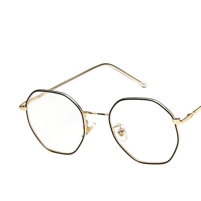 Metal polygon Irregular myopia retro glasses optical frame river wholesale women eyewear men eyeglasses design eye glasses