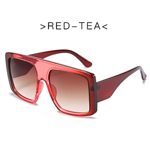 2021 newest fashion trendy oversize gradient sunglasses women men eyewear shade vintage sun glasses wholesale custom goggles