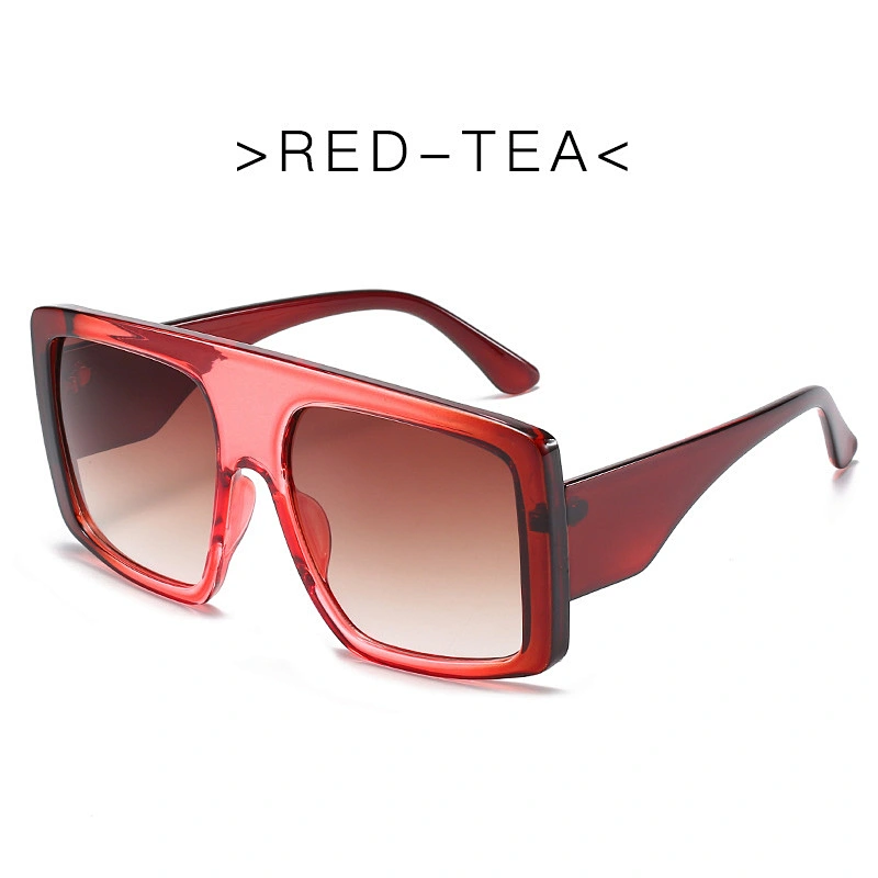 2021 newest fashion trendy oversize gradient sunglasses women men eyewear shade vintage sun glasses wholesale custom goggles
