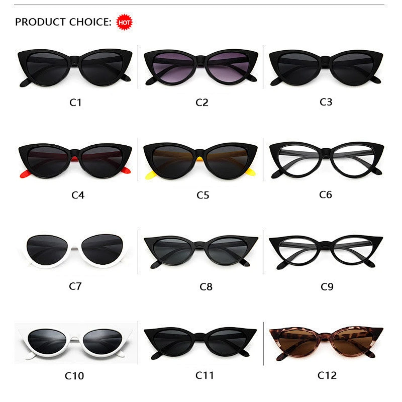 2021 newest fashion retro cat eye frame sexy sunglasses women men eyewear shade vintage sun glasses wholesale custom goggles