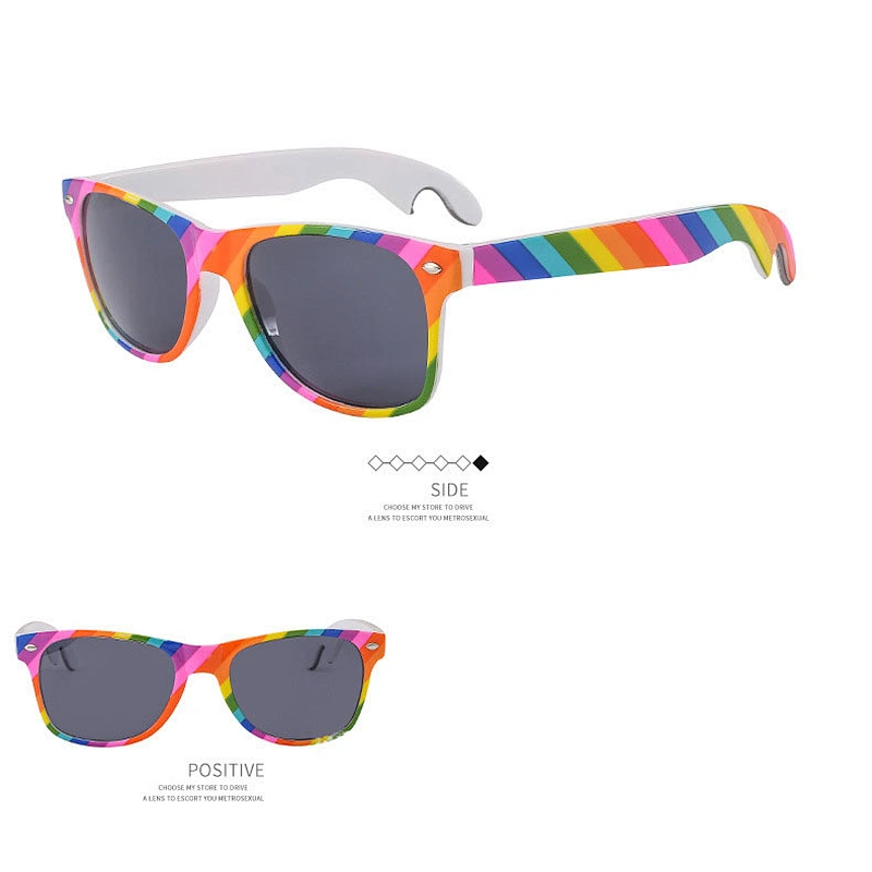 Rainbow Rice Nail Promotion Sunglasses shade Rainbow Sunglasses UV400