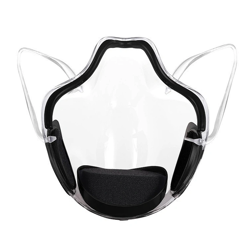 plastic transparent anti fog protective acrylic filter face shield visor shieldmask screen safety sheild mask with glasses