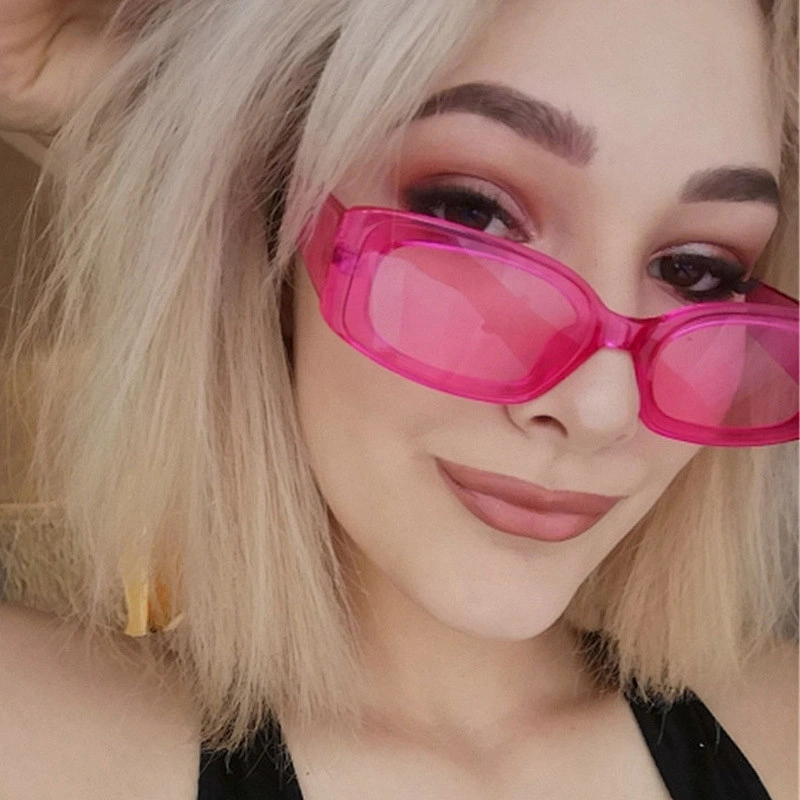 2021 newest candy color small square frame sunglasses women men eyewear shade vintage sun glasses wholesale custom goggles