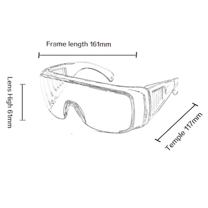 Anti fog Anti spray safety glasses eye protection stylish protective Z87.1 EN166 PPE protective glasses manufacturers  goggles