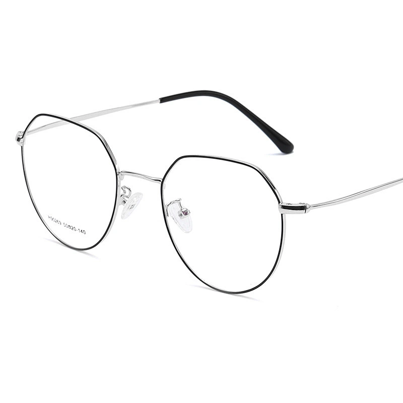 Newest metal polygon trendy celebrity optical frame river wholesale myopia women eyewear men eyeglasses design eye glasses