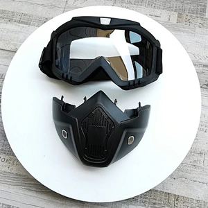 Stylish protective face shield harley cross country motorcycle fashion face shield road riding eye protection sand ventilation