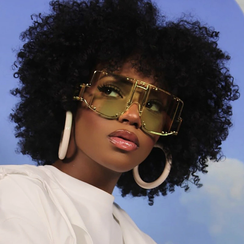 2021 newest fashion stud big frame trendy sunglasses women men eyewear shade vintage sun glasses wholesale custom goggles