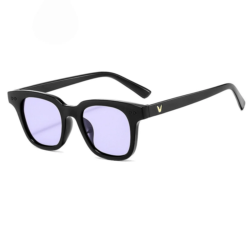 2021 newest fashion square colorful transparent sunglasses women men eyewear shade vintage sun glasses wholesale custom goggles