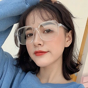2021 newest fashion stud oversize metal square myopia sunglasses women men eyewear shade sun glasses wholesale custom goggles