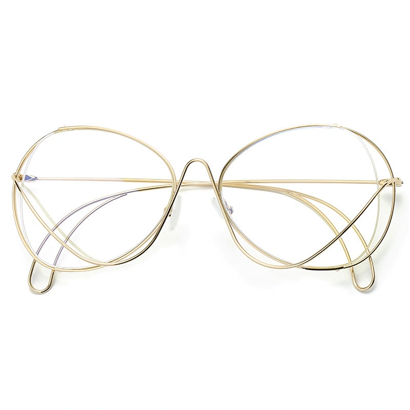 Blue light blocking metal vintage optical big frames river wholesale women eyewear men eyeglasses frame design eye glasses