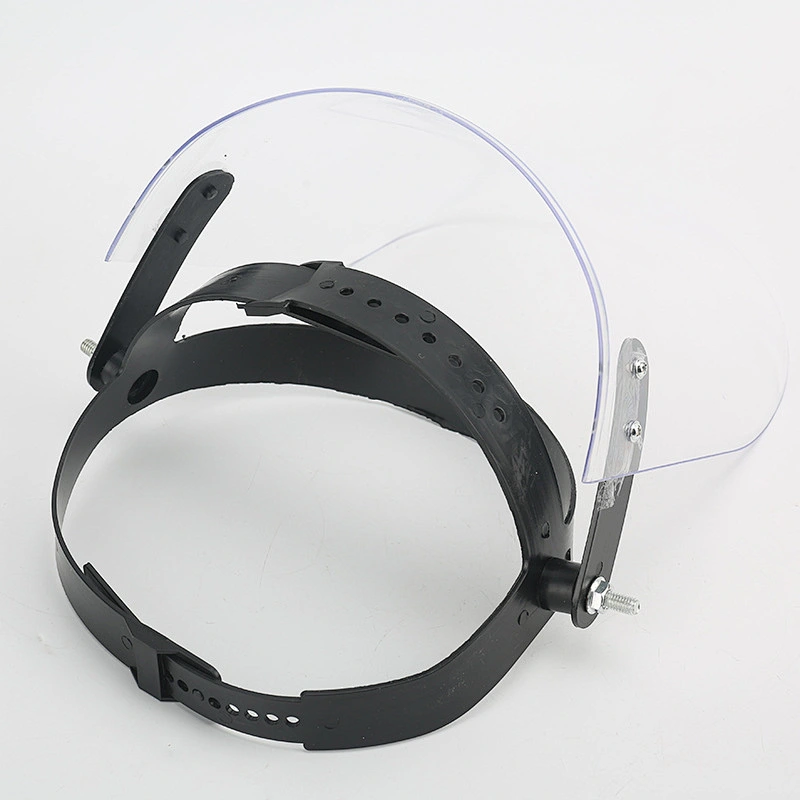 Protector facial face shields manufacturer wholesale head wear closed plexiglass face mask with shield Impact and splash proof
