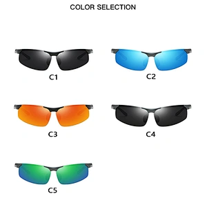 2021 newest trendy aluminum magnesium colorful sunglasses polarized women men eyewear shade sun glasses wholesale custom goggles
