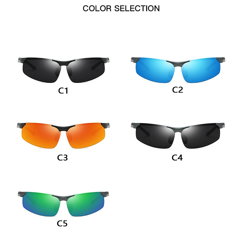 2021 newest trendy aluminum magnesium colorful sunglasses polarized women men eyewear shade sun glasses wholesale custom goggles