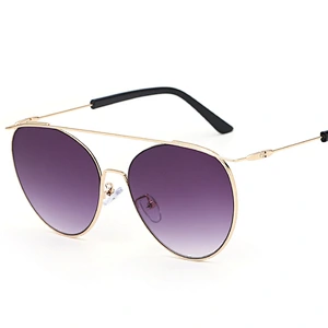 Anti-UV 2021 newest fashion metal  trendy metal sunglasses women men eyewear shade sun glasses wholesale custom goggles