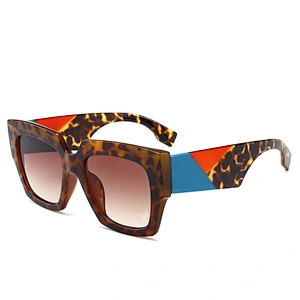 2021 newest fashion ladies square frame trendy sunglasses women men eyewear shade vintage sun glasses wholesale custom goggles