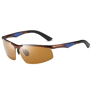 2021 newest aluminum magnesium half-rim sport sunglasses polarized women men eyewear shade sun glasses wholesale custom goggles