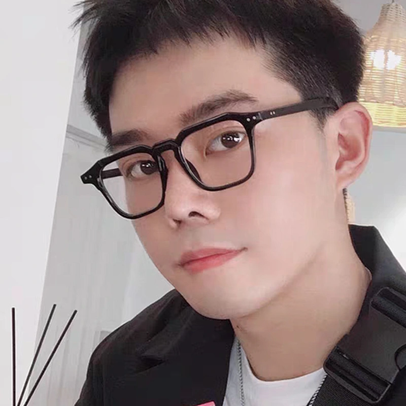 2021 trendy stud square transparent frame glasses river optical frames wholesale women eyewear men eyeglasses design eye glasses