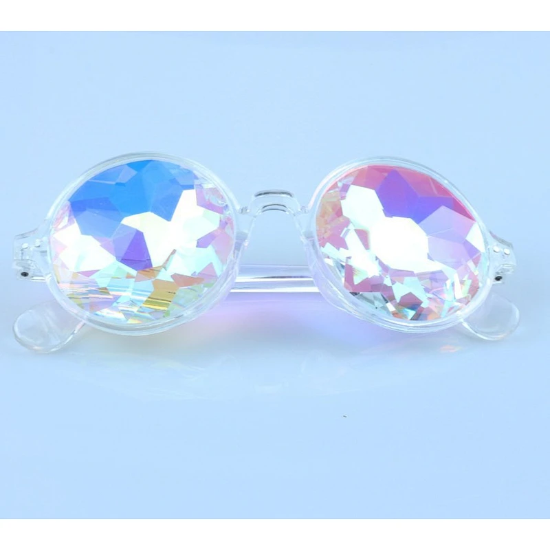 2021 newest fashion kaleidoscope mosaic party sunglasses women men eyewear shade vintage sun glasses wholesale custom goggles