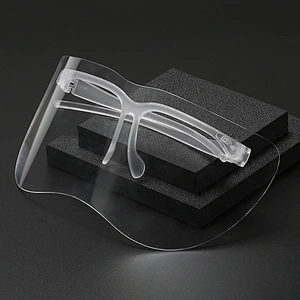 Blocc Stylish Laser Eye Protection Face Shield Transparent Half Face Shield Guard Mask Face Screen Shield