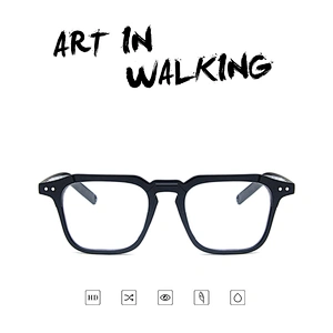 Square stud frame trendy glasses optical frame river wholesale women eyewear men eyeglasses design eye glasses