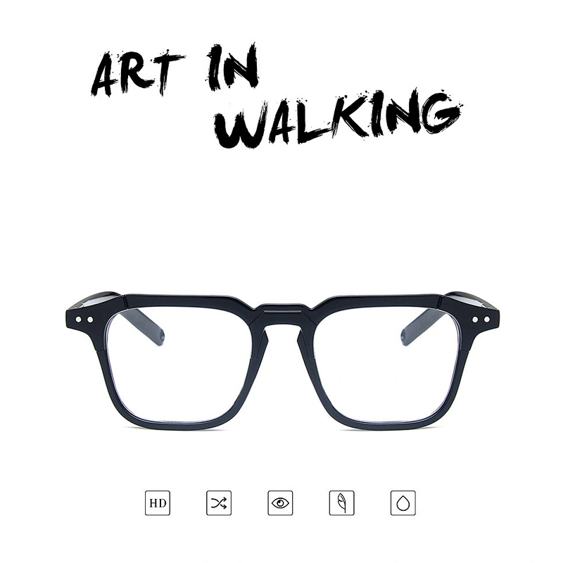 Square stud frame trendy glasses optical frame river wholesale women eyewear men eyeglasses design eye glasses
